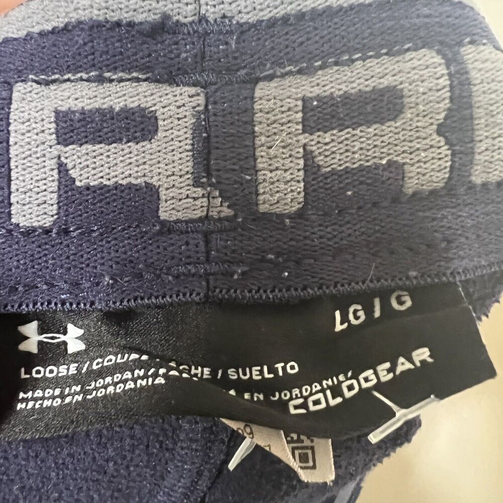 Under Armour Men’s Colorblock Loose Fit Sweatpants Gym Training Size Large Navy - Picture 7 of 10
